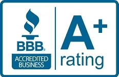 BBB Accredited Business, A+ rating