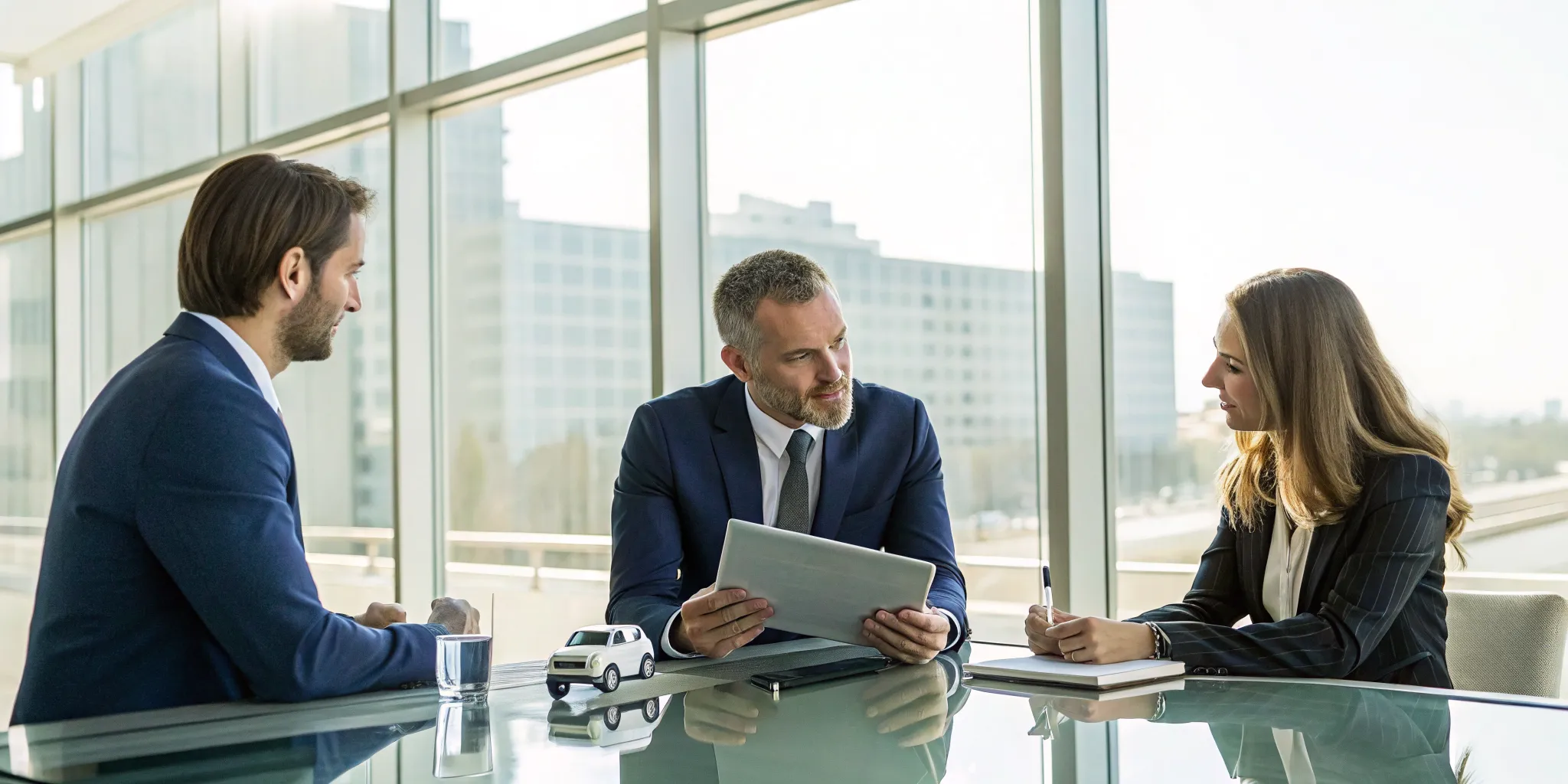 Frisco 18-wheeler accident lawyers strategizing on a client's case.