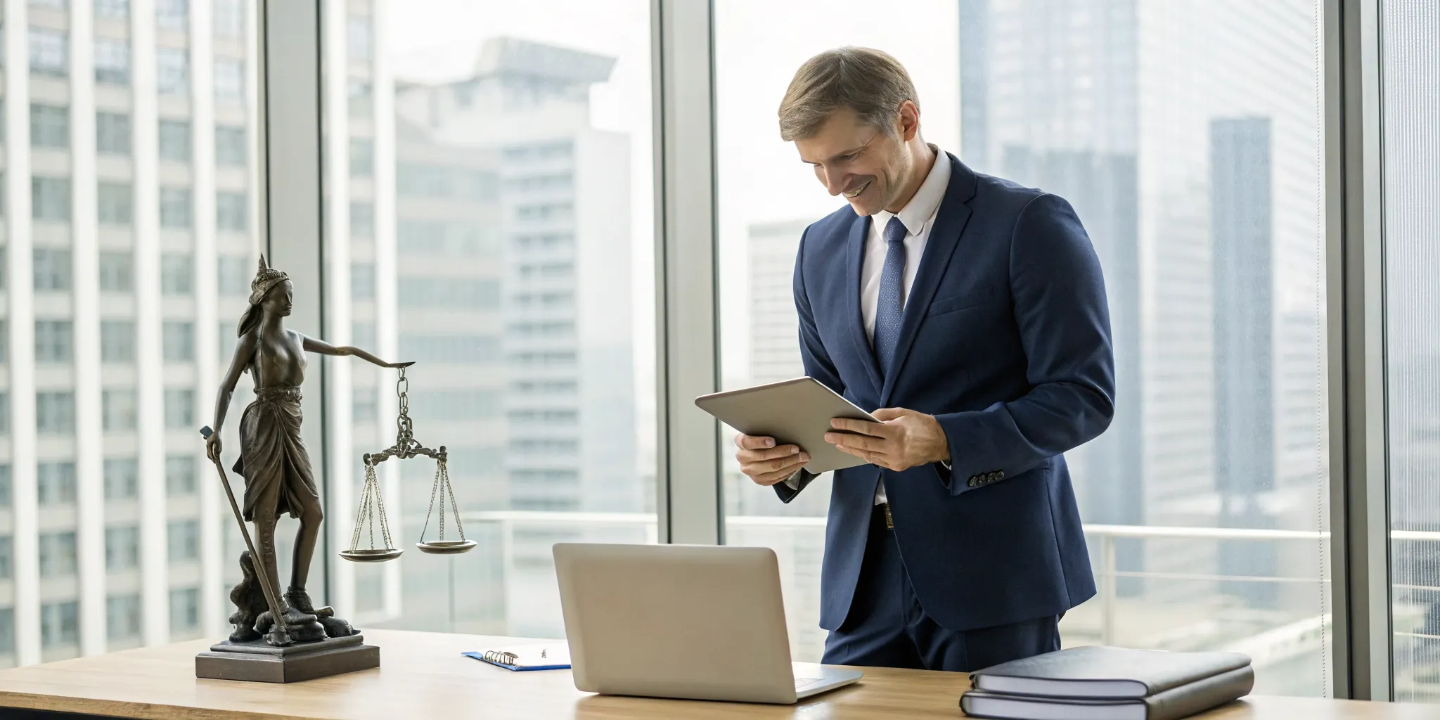 An experienced Fort Worth 18-wheeler accident lawyer discussing a complex truck wreck claim.